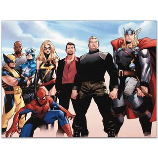 Marvel Comics "Siege #4" Numbered Limited Edition Giclee on Canvas by Oliver Coipel with COA.