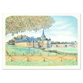 Rolf Rafflewski, "Chateau IV" Limited Edition Lithograph, Numbered and Hand Signed.
