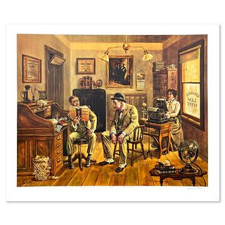 Lee Dubin, "Assault and Battery" Limited Edition Lithograph, Numbered and Hand Signed and Letter of Authenticity