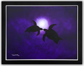 Wyland- Original Painting on Canvas "Sea Turtles"