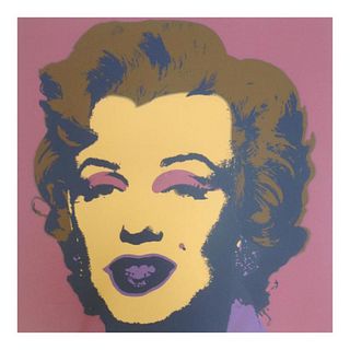 Andy Warhol "Marilyn 11.27" Silk Screen Print from Sunday B Morning.