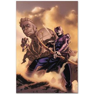 Marvel Comics "Hawkeye: Blindside #4" Numbered Limited Edition Giclee on Canvas by Mike Perkins with COA.