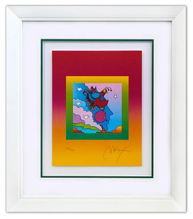 Peter Max- Original Lithograph "Woodstock Profile on Blends"