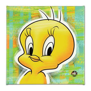 Looney Tunes, "Tweety Bird" Numbered Limited Edition on Canvas with COA. This piece comes Gallery Wrapped.