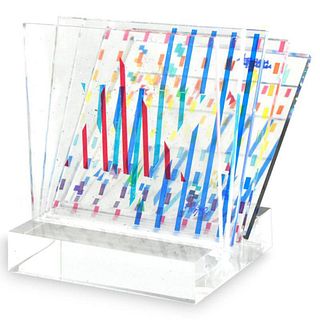 Yaacov Agam- Limited Edition Miniature Sculpture "Star of Love"