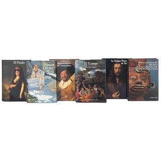 Libros sobre Museos y Arte.Madrid: Aguilar, 1985, 1986, 1988, 1991. El Prado / La Pintura en el Museo de Orsay. Piezas: 6.