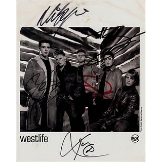 Westlife Signed Photograph