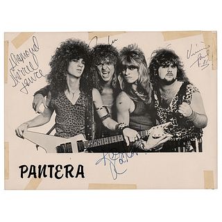 Pantera Signed Photograph