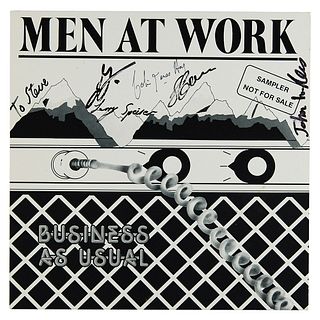 Men at Work Signed Album