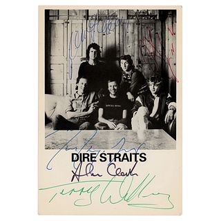 Dire Straits Signed Photograph