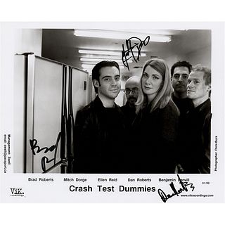Crash Test Dummies Signed Photograph