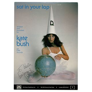 Kate Bush Signed Sheet Music