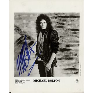 Michael Bolton Signed Photograph