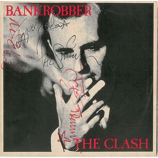 The Clash Signed 45 RPM Record