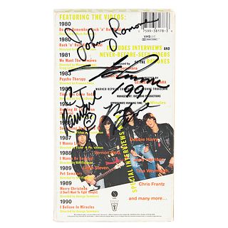 The Ramones Signed VHS Tape