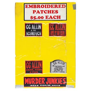 GG Allin: Murder Junkies Merch Display