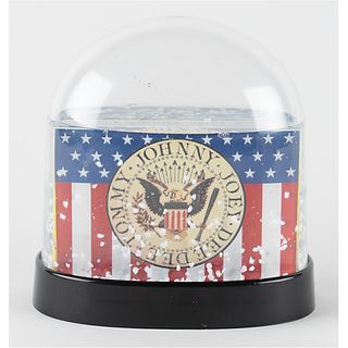 Ramones Official Snow Globe by Andy Gore and Arturo Vega