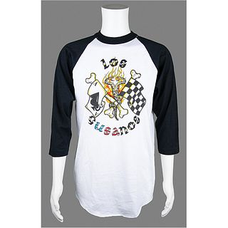 CJ Ramone Autograph Letter Signed and Sample &#39;Los Gusanos&#39; T-Shirt