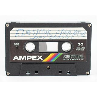Joey Ramone&#39;s Signed Promo Cassette Tape for &#39;Elevator Operator&#39;