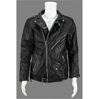 Joey Ramone&#39;s Stage-Worn Leather Jacket