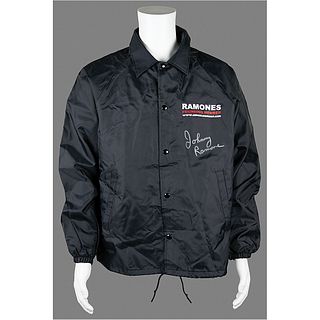 Johnny Ramone&#39;s Personally-Owned and Signed Ramones Windbreaker Jacket
