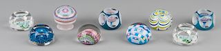 9 St. Louis (France) Paperweights