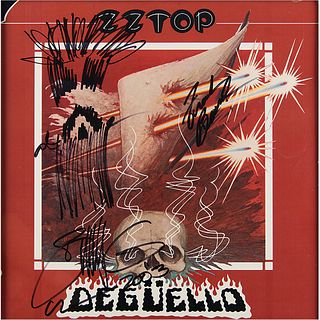 ZZ Top: Gibbons and Beard Signed Album