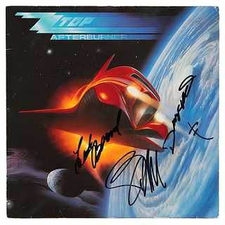ZZ Top Signed Album