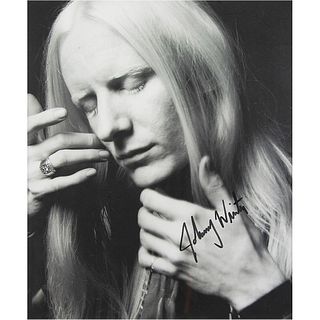 Johnny Winter Signed Photograph