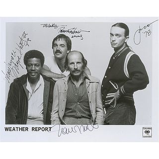 Weather Report Signed Photograph