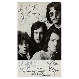 Mud Signed Promotional Card