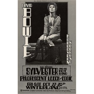 David Bowie 1972 Winterland Ballroom Concert Poster