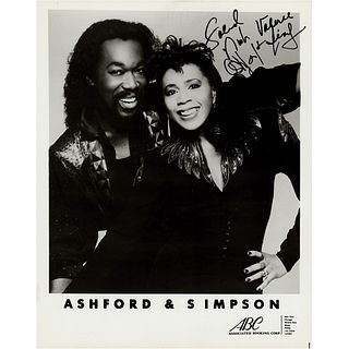 Ashford and Simpson Signed Photograph