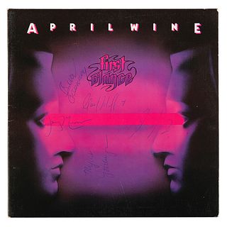 April Wine Signed Album