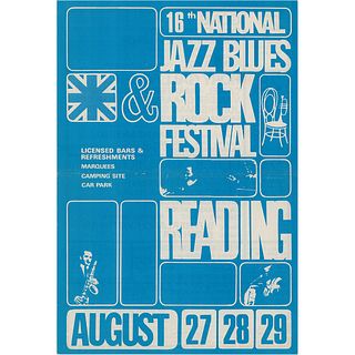 AC/DC and Rory Gallagher: 16th National Jazz Blues Rock Festival Handbill (1976)