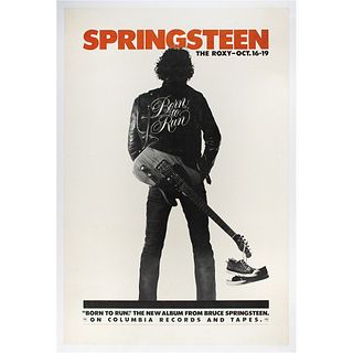 Bruce Springsteen 1975 Roxy Hollywood Concert Poster