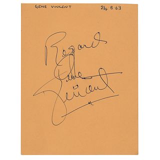 Gene Vincent Signature