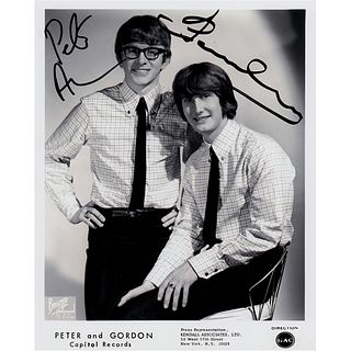 Peter and Gordon Signed Photograph