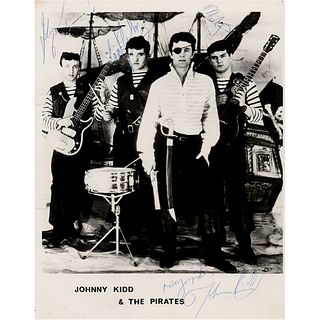 Johnny Kidd &amp; the Pirates Signed Photograph
