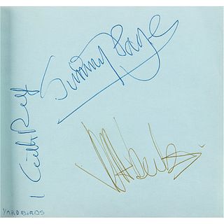 The Yardbirds Signatures with Page and Beck