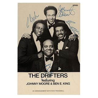 The Drifters Signed Photograph