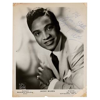 Jackie Wilson Signed Photograph
