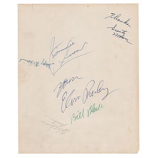 Elvis Presley Signed Photograph