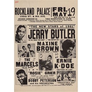 Rhythm and Blues: 1961 Rockland Palace Handbill