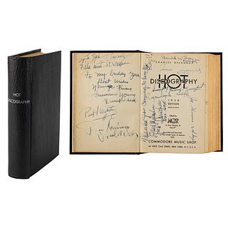 Jazz Legends: Hot Discography Multi-Signed Book