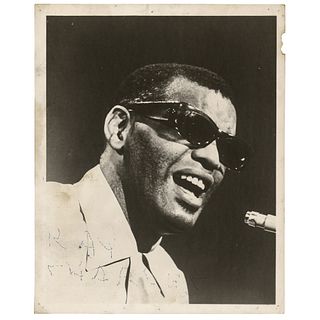 Ray Charles Signed Photograph