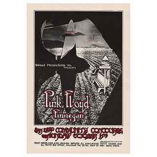 Pink Floyd 1971 San Diego Concert Poster