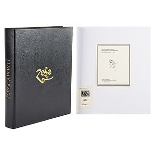 Jimmy Page Signed Limited Edition Book