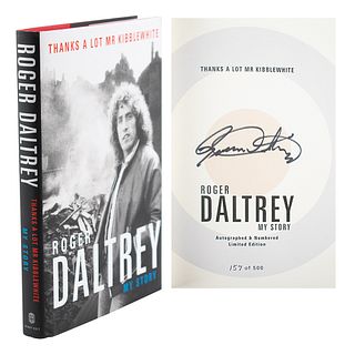 Roger Daltrey Signed Book