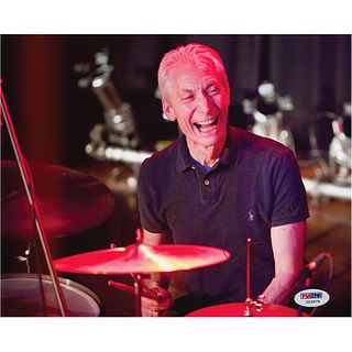 Charlie Watts Signed Photograph